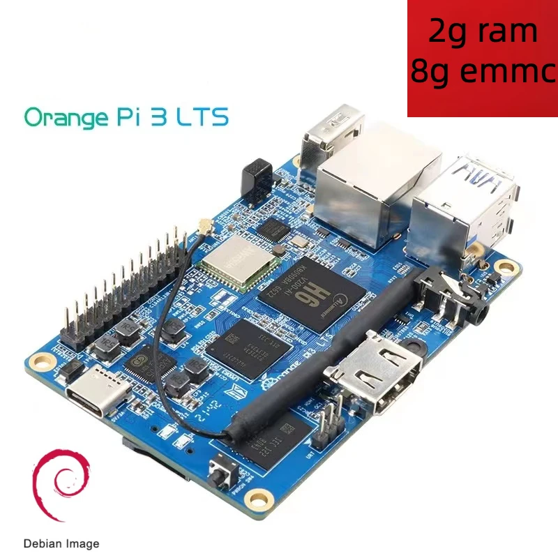 2023 Factory Orange Pi 3lts Board 2GB RAM 8GB Octoprint development board