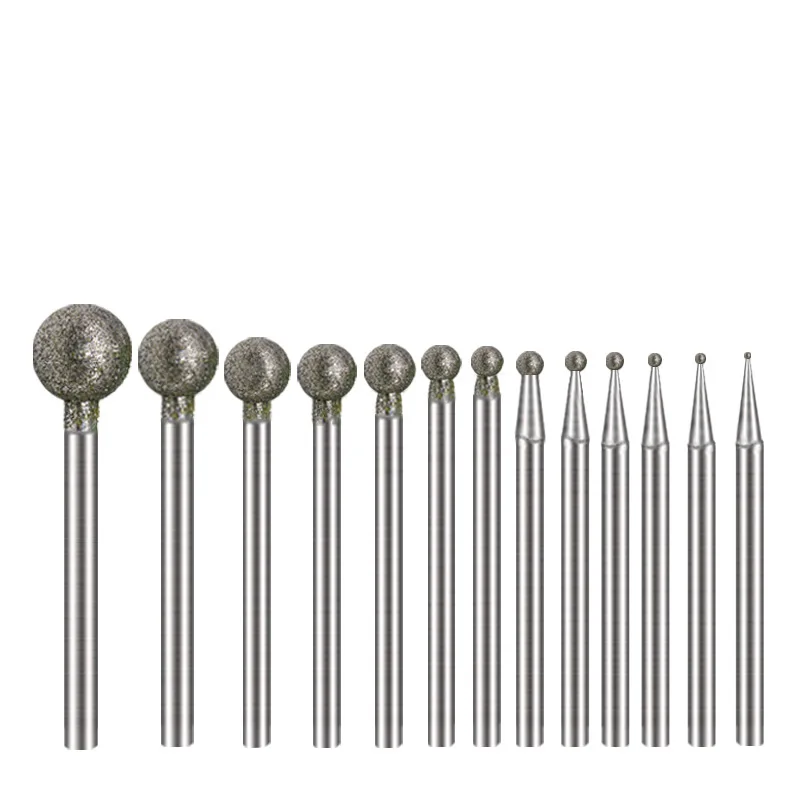 Diamond grinding head for stone jade ceramic polishing engraving tools grinding machine accessories