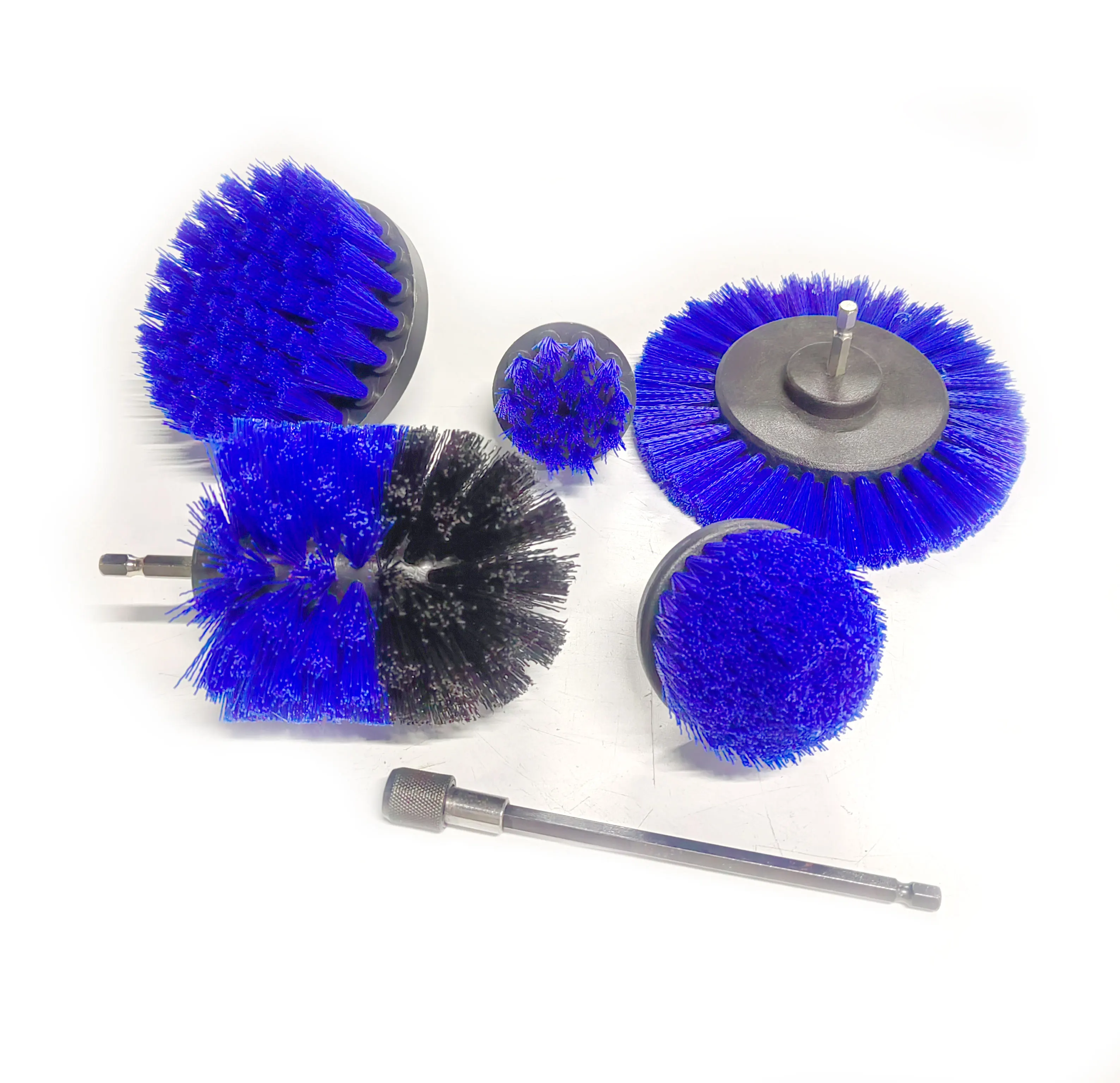 Electric Tile Grout Scrubber Tub Cleaner Kit Hand Drill Cleaning Brush