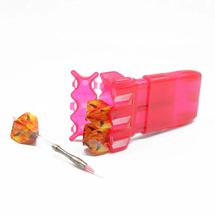 Customized Hot sale Factory Price Plastic Dart case for 3 darts holder & wallet