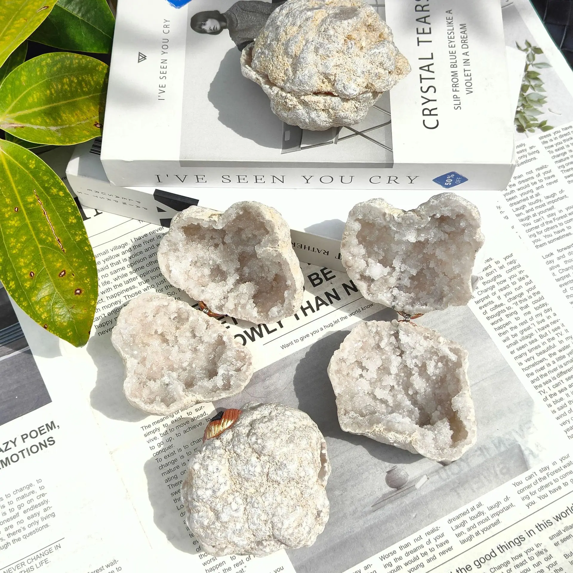 Natural crystal supply chain Moroccan crystal jewelry box handicraft decoration