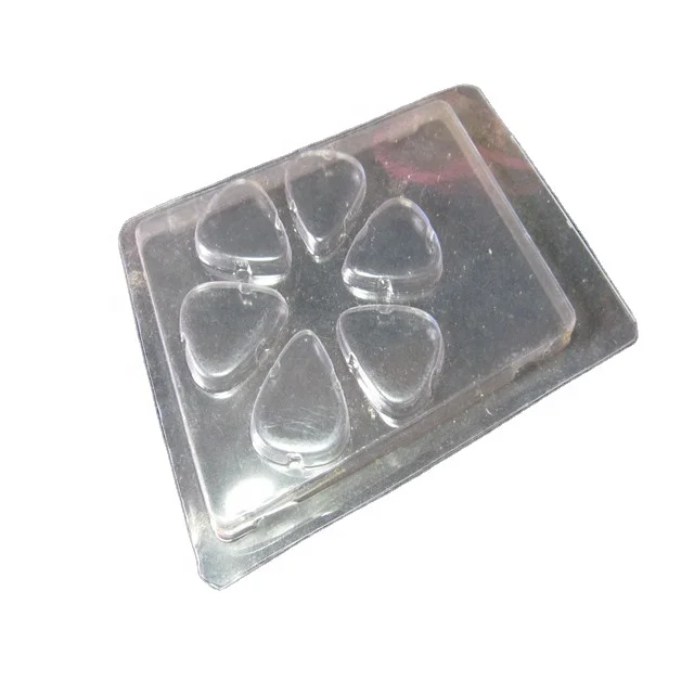 whole sale  plastic  46mm 0.71mm 1.0mm 1.2mm  guitar  pick  clear  clamshell  blister packaging