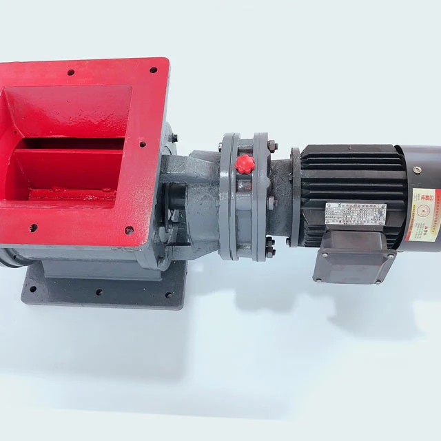 Customized discharge valve airlock rotary feeder