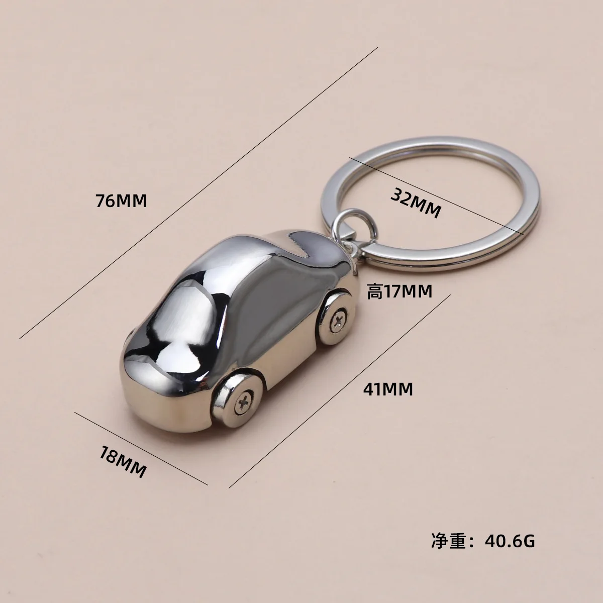 Wholesale Custom  Metal car Keychain 3d Mini Large Truck Model school bus Metal Keychain