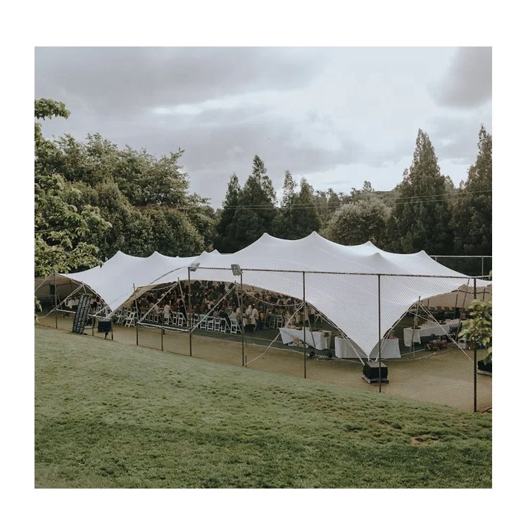 Strong seams bedouin white stretch tents for events wedding sale