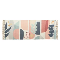 Latest Design Bedroom Rugs 100% Cotton Home Woven Tufted Mats