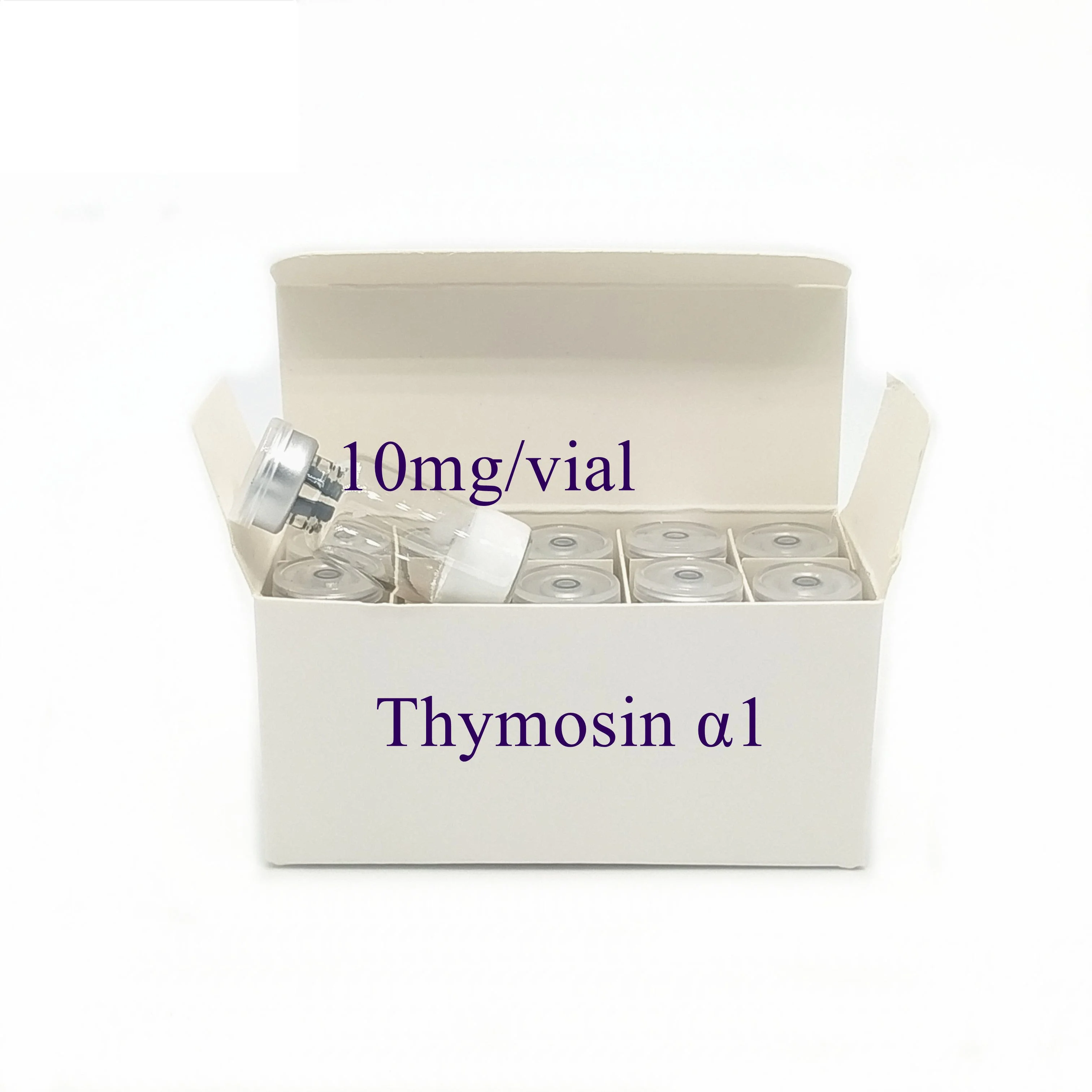 
High quality Thymosin a-1 peptide powder with 2mg per vial 