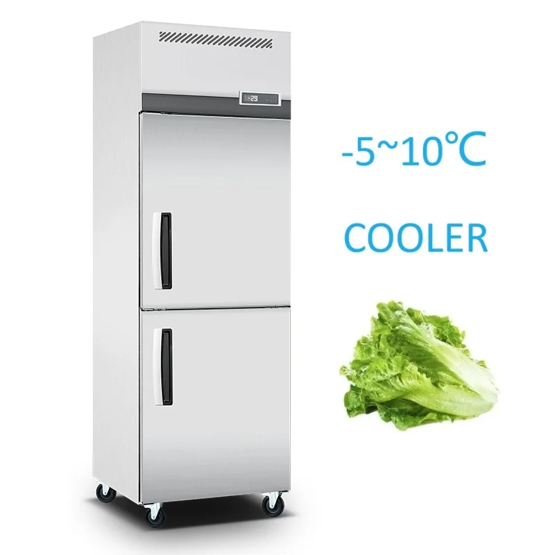 MUXUE 2 DOOR Restaurant Refrigerator Solid Door Upright Chiller Commercial  kitchen Refrigerators