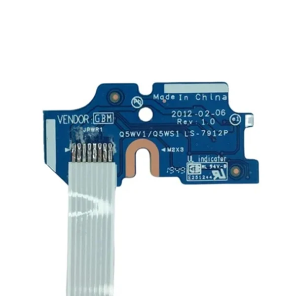New Power Button Board For Acer ASPIRE E1-531 E1-521 V3-571G V3-531G V3-551 P253 Power Button Board With Flat Ribbon Cable