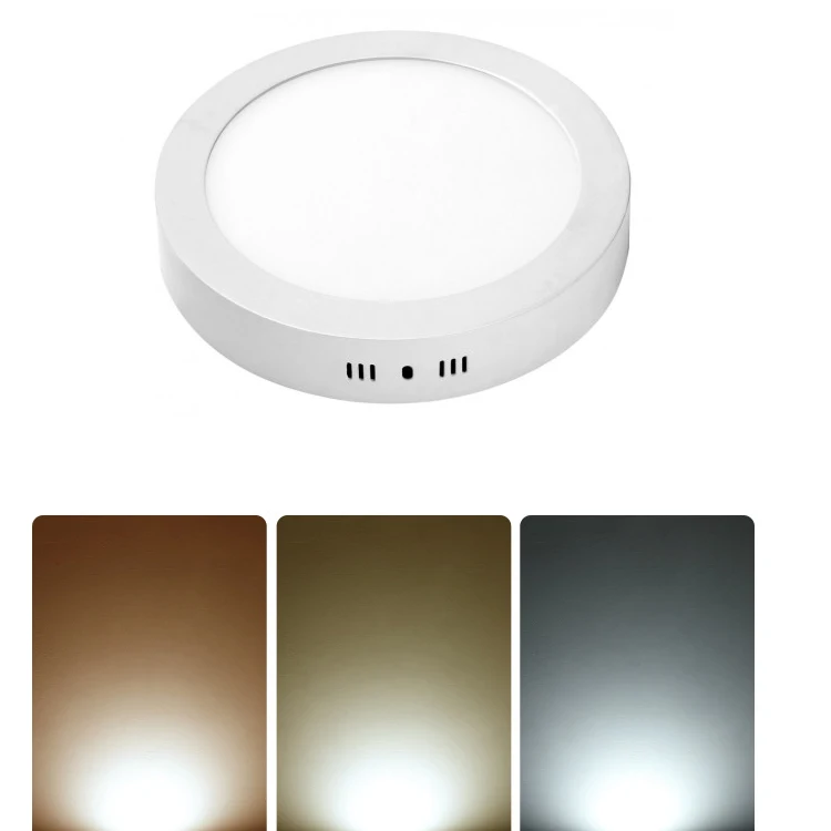Ctorch Wholesale Commercial Round Surface Mounted Led Ceiling Panel Light 6w 12w 18w 24w