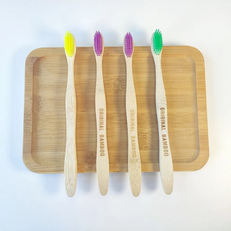 Eco Friendly Approved Customisable Charcoal Soft Bristles Bpa Free Convertible Bamboo Toothbrush With Eco-friendly Packaging