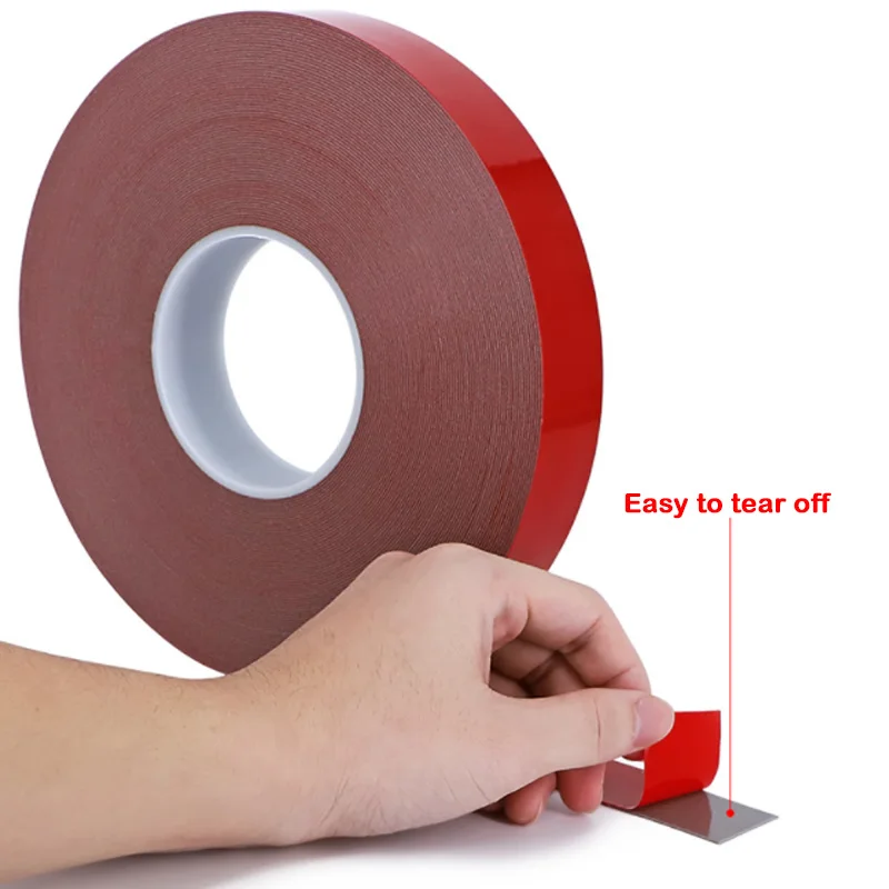 High Heat Resistant Double Side Acrylic Adhesive Tape Acrylic Foam Grey Tape