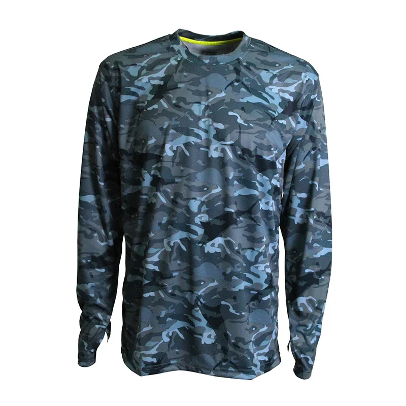 custom Performance UPF 50 UV Sun Protection Long Sleeve Quick Dry Fishing Shirt