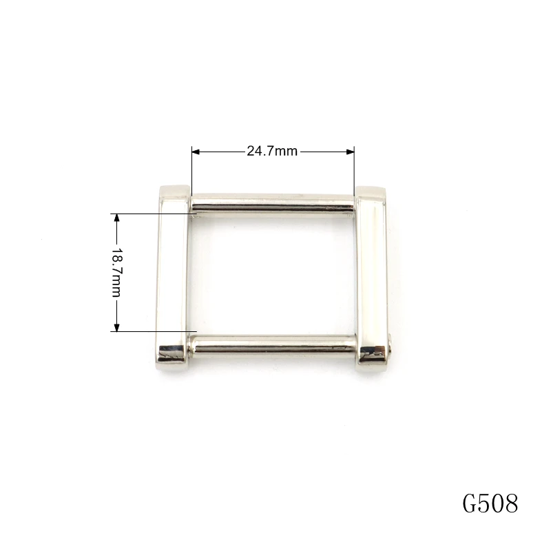 new arrival screw square ring rectangular ring loop alloy buckle ring accessories