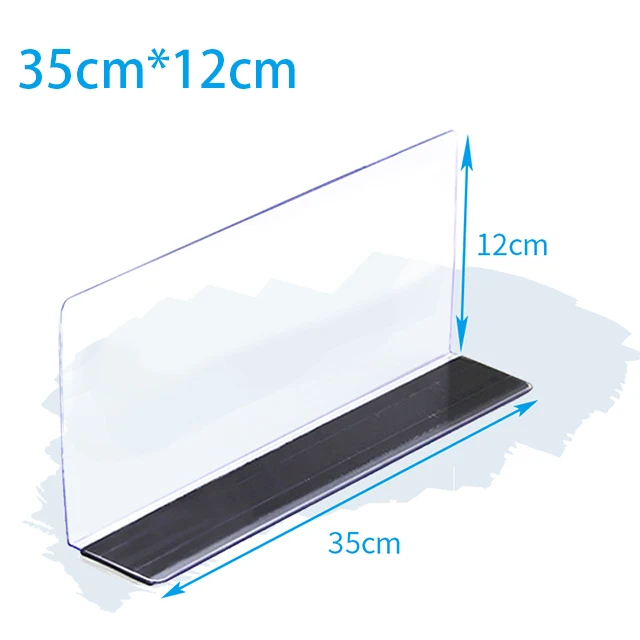 Customized Multi Styles Supermarket Shelf Dividers Freezer Dividers Plastic Shelf Dividers  Factory Export Wholesale