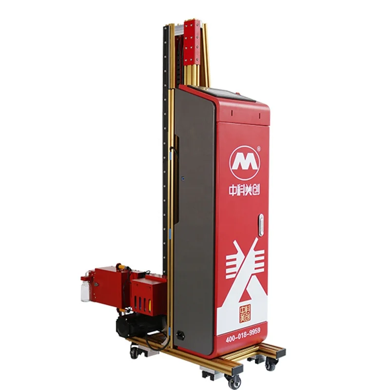 3D Silence 1.8m Auto-cleaning Foldable Vertical Wall Inkjet Printing Machine Automatic Wall Painting Machine