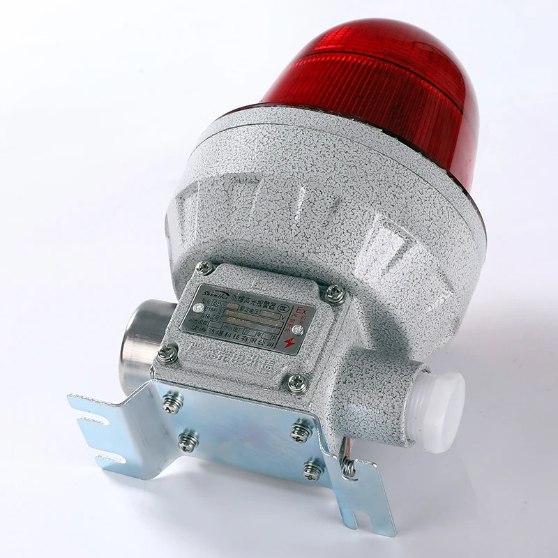 BBJ Explosion-Proof Red LED Warning Lamp With 90DB Horn 12Volts Explosion Proof Led Lights