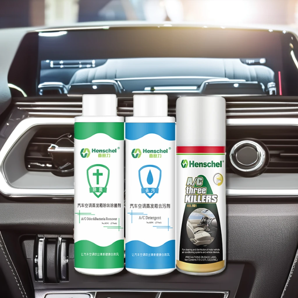 High Quality Auto Car Care Accessory Interior and Air Conditioner Cleaner Spray kit Wholesale Product