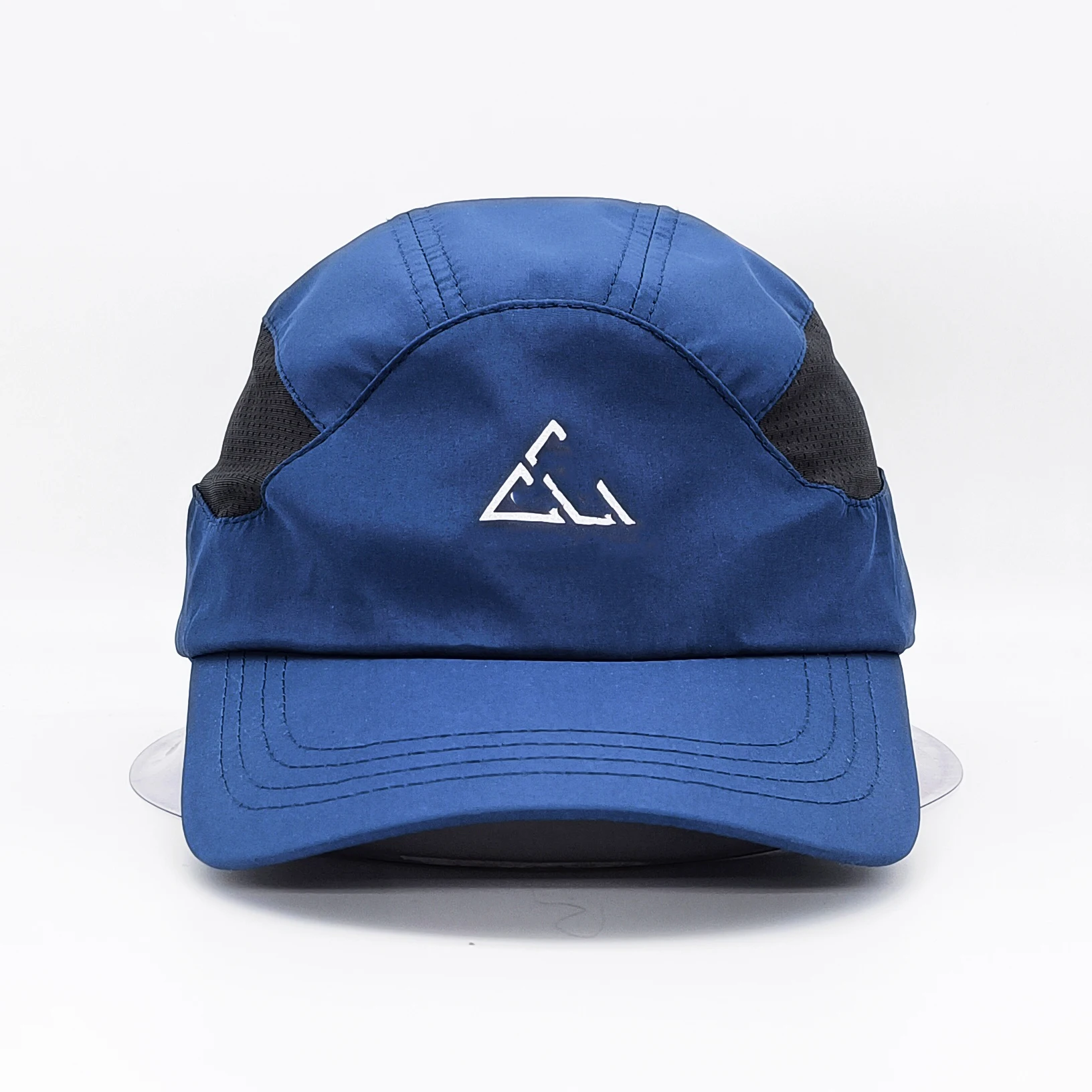 Waterproof 5 Panel Flexible Soft Running Camper Hat Cap Lightweight Unstructured Quick Dry Nylon Neon Plain Running Mesh Cap