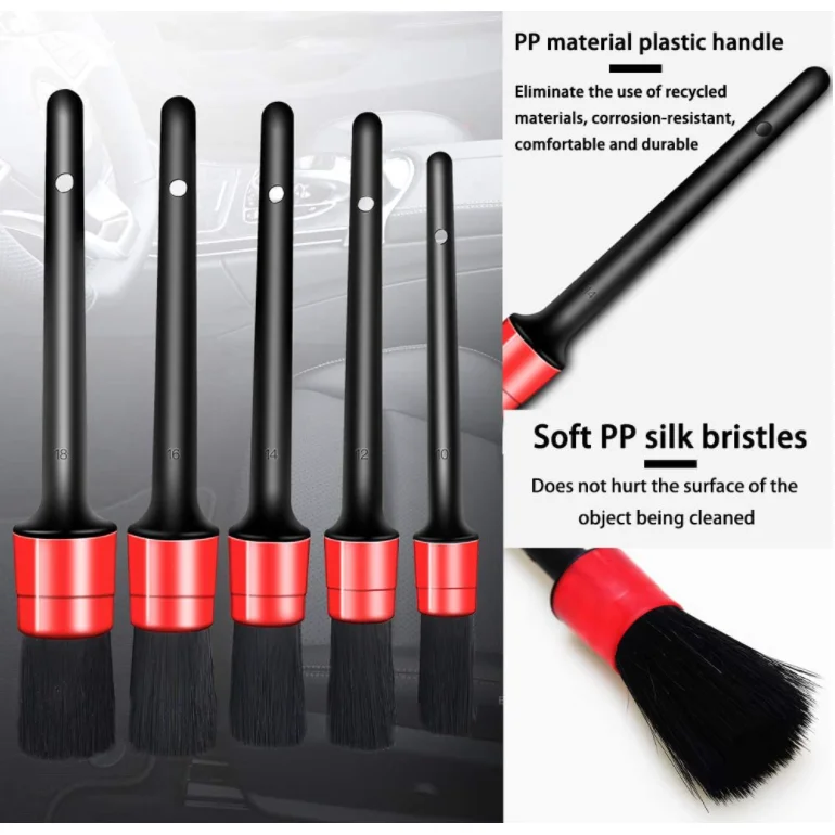 long handle soft bristle car wash brush/high quality soft car cleaning brush /soft car wheel cleaning brush