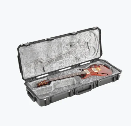 Hard Plastic Equipment Case Waterproof ABS Material Flight guitar Carrying Cases