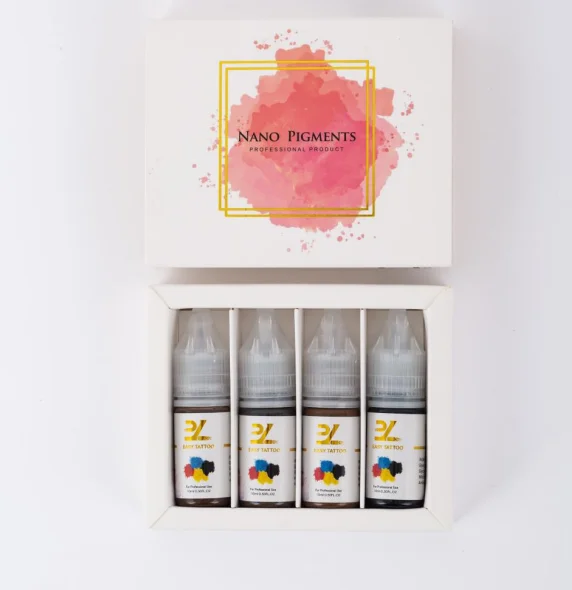 Semi Permanent Makeup Pigment for Eyebrow Lip and Scalp Micropigmentation Microblading Pigment Set Semi Cream Pigments Set