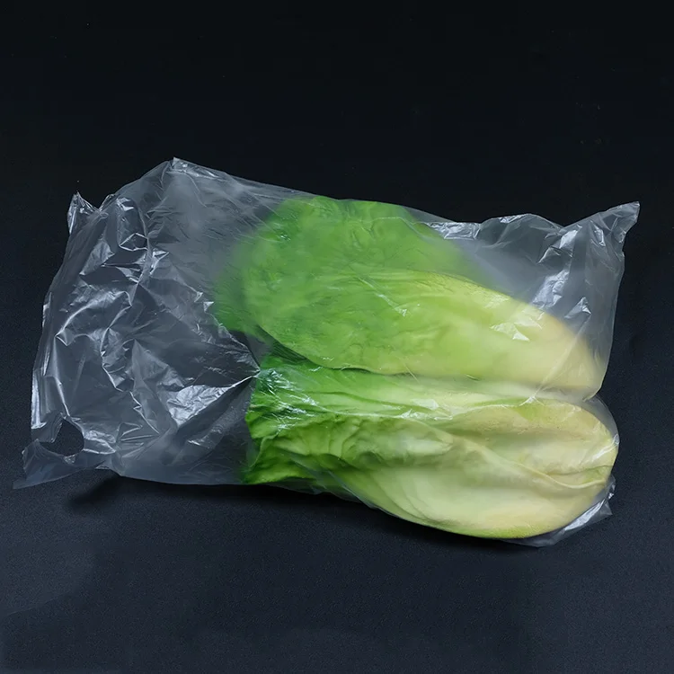 Clear Food Packaging Custom Plastic Bag For Fruit And Vegetable