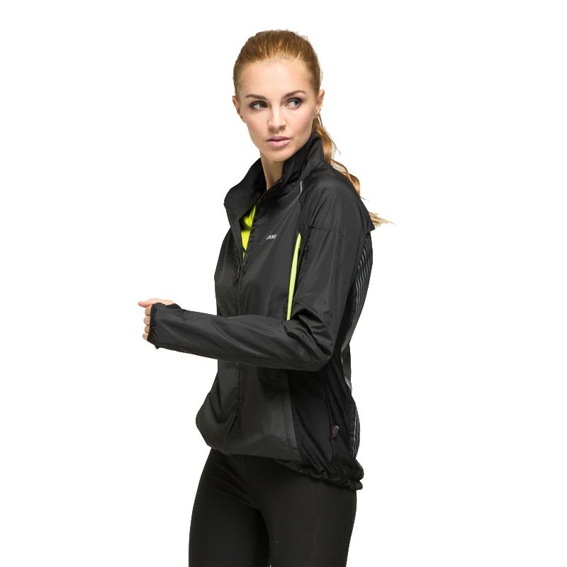 Wholesales Women High Quality Running Windbreaker with Logo Gym Sport Jacket for Women 100% Polyester Standard Adults Print 1pcs