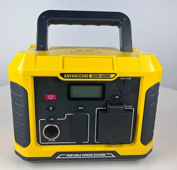 500W Portable Power Station Flashlight Outdoor Camping Expeditions Household Mobile Energy System Easy Handle Lithium Battery