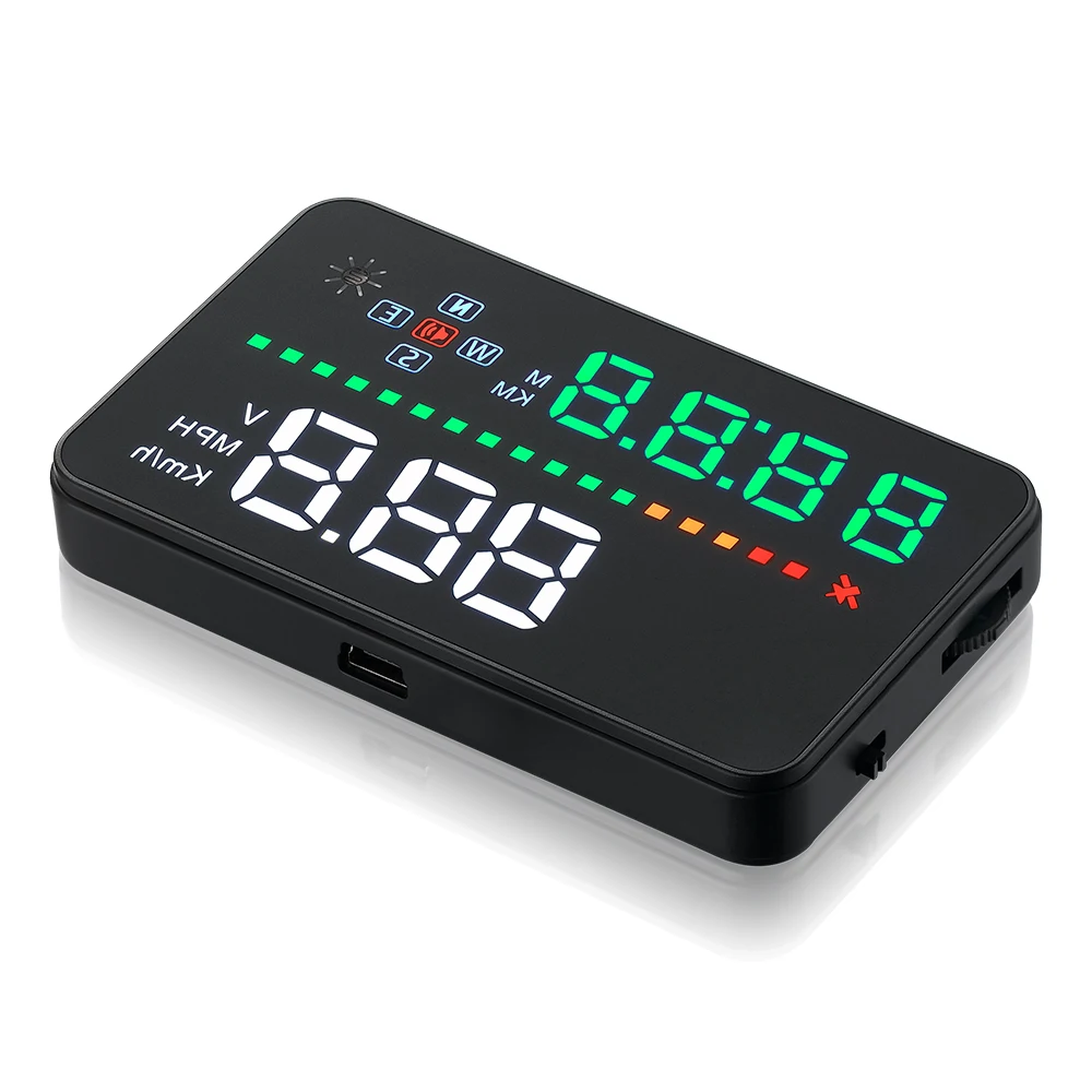  Идеальный автомобильный проекционный дисплей HUD OBD2 3 5 дюймов A3 подключение
