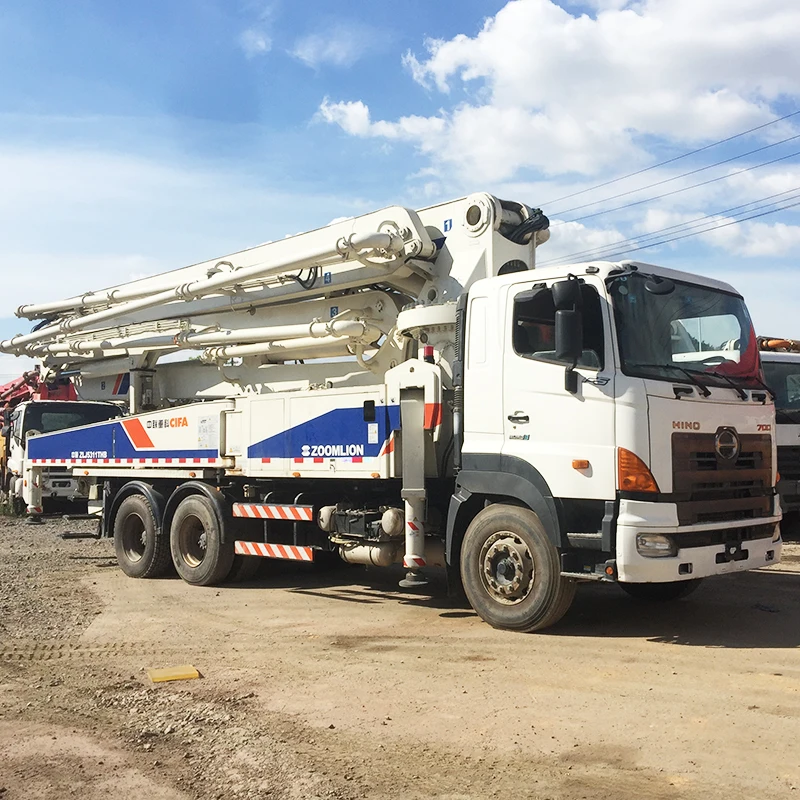 Reliable Used Pump Concrete Machine Japan Hino 700 Beton Pump 6x4 Trucks Prices