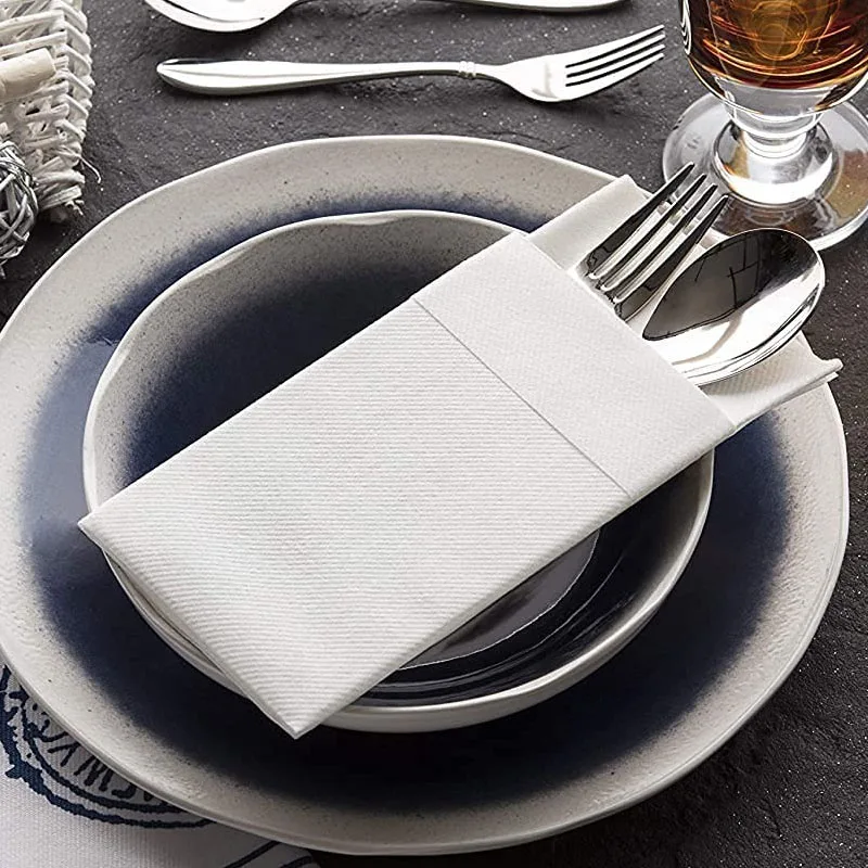 Factory eco-friendly hot sale high quality airlaid paper napkin custom napkins with logo dinner napkins tissue paper