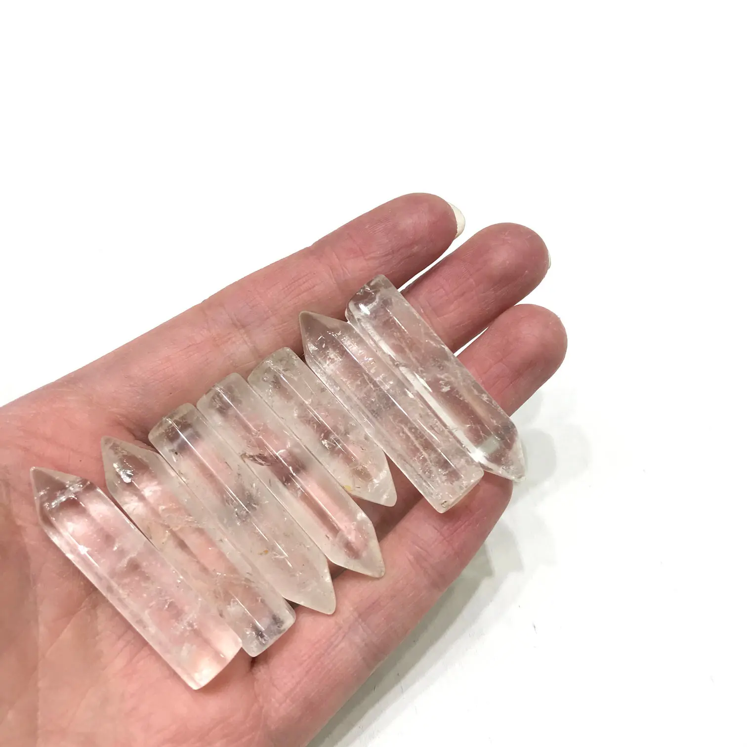 Natural High Quality Clear Quartz Crystal Tower Point For Pendant Decoration
