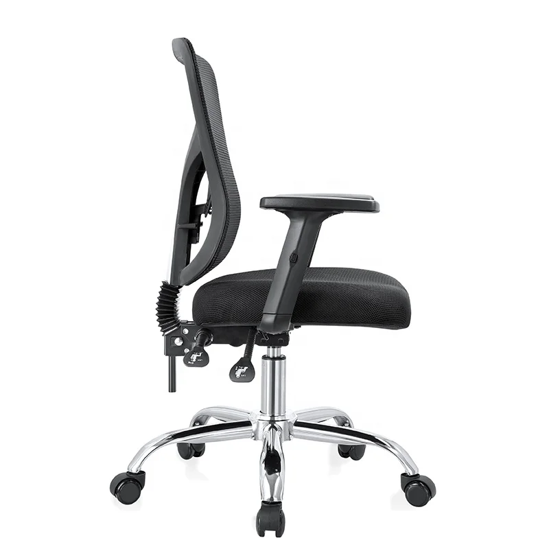 No foldded and mesh seat ergohuman office swivel chair  with wheels in office furniture