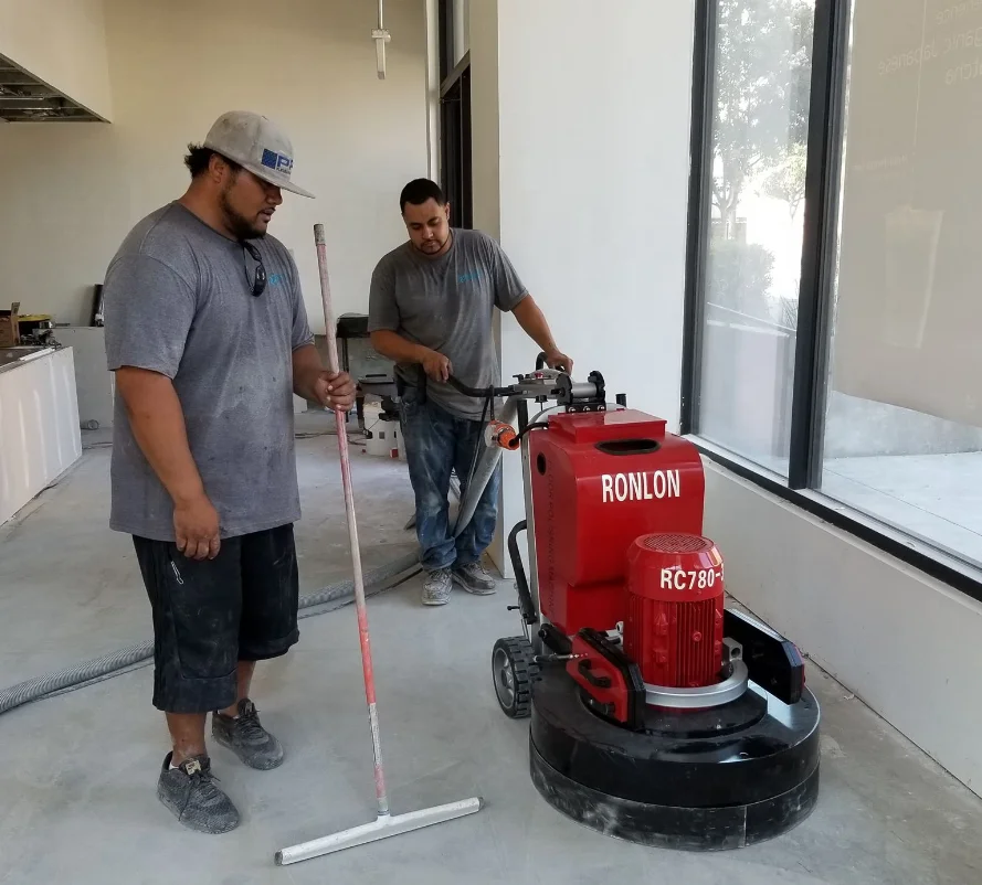 R780-3 780mm concrete grinding concrete floor grinder for sale 7.5kw frequency inverter type floor concrete grinder