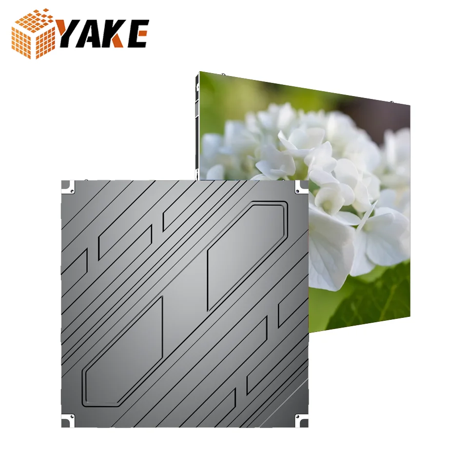Yake P1.8 1.8mm P2 P2.5 2.5mm Indoor Fixed Led Display Screen Panel Pantalla De Led 25 Club KTV Wall Mount Led Wall Interior