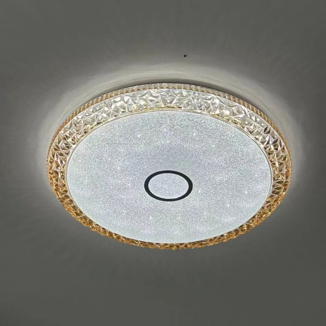 Decoration  Fixtures Star Point Crystal Border Ceiling Lamp Surface Mounted Home Modern Led Ceiling Lights