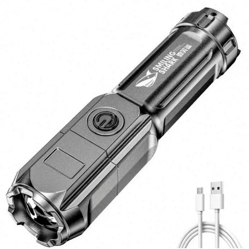 Super Brightness LED Flashlight Zoomable Portable Mini Flashlight Waterproof Outdoor