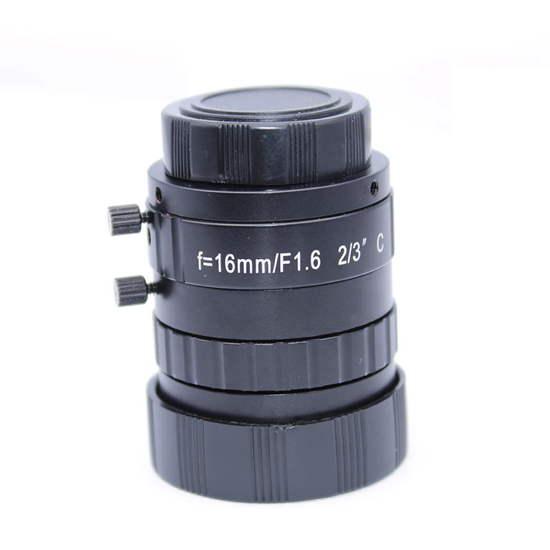 High resolution 20MP 2/3 format 16mm C mount industrial machine vision lens