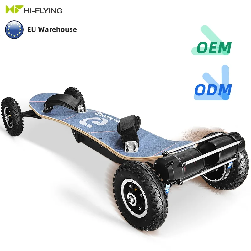 OEM ODM Factory Customized Remote Control Skateboard Maple+Bamboo Skate Board Decks Off Road Skateboard