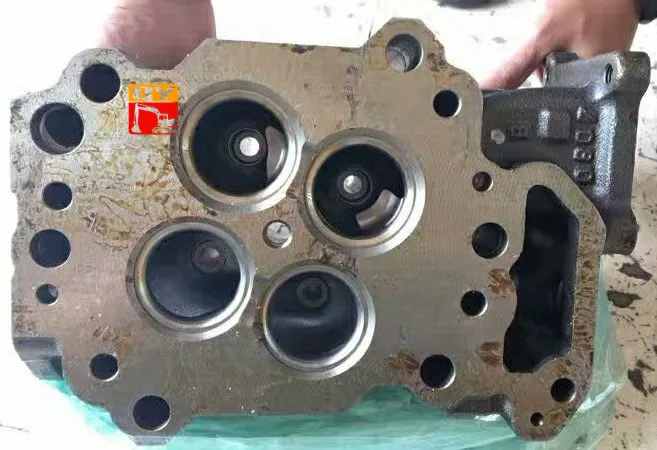 Оригинальный дизельный двигатель 6D125E-2 Головка блока цилиндров 6151-12-1100 6151-12-1101 для экскаватора PC400-6