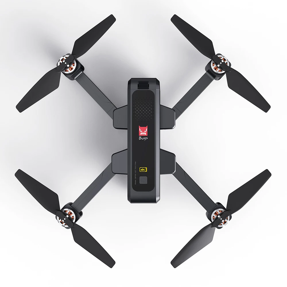 HOSHI NEW MJX B4W 4K Bugs 4W GPS RC Helicopter Brushless Foldable RC Drone Wifi 5G FPV With HD Camera Quadcopter VS X8 Drone BLK