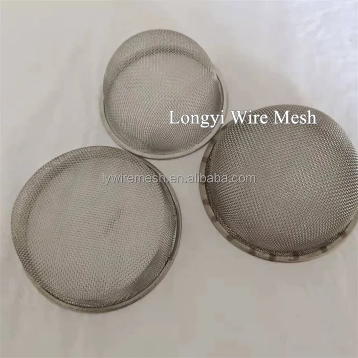 500 micron filter caps 20 30 40 mesh 304/316/316L stainless steel wire mesh dome screen