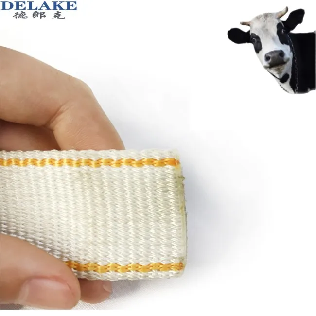 Делейк китайский поставщик Пластиковая регулируемая пластина ошейник с коровой ремешком из коровы номером 10