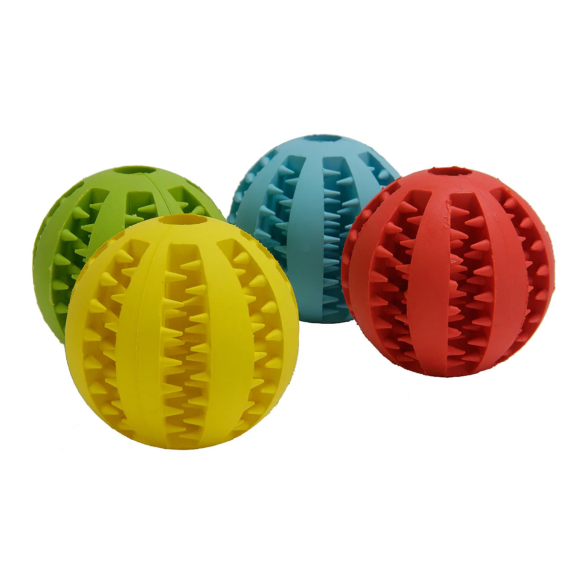 Eco-Friendly Rubber Indestructible Dog Feed  Cleverly Leaked Food Toy Healthy And Happy Dog Pet Toy Ball