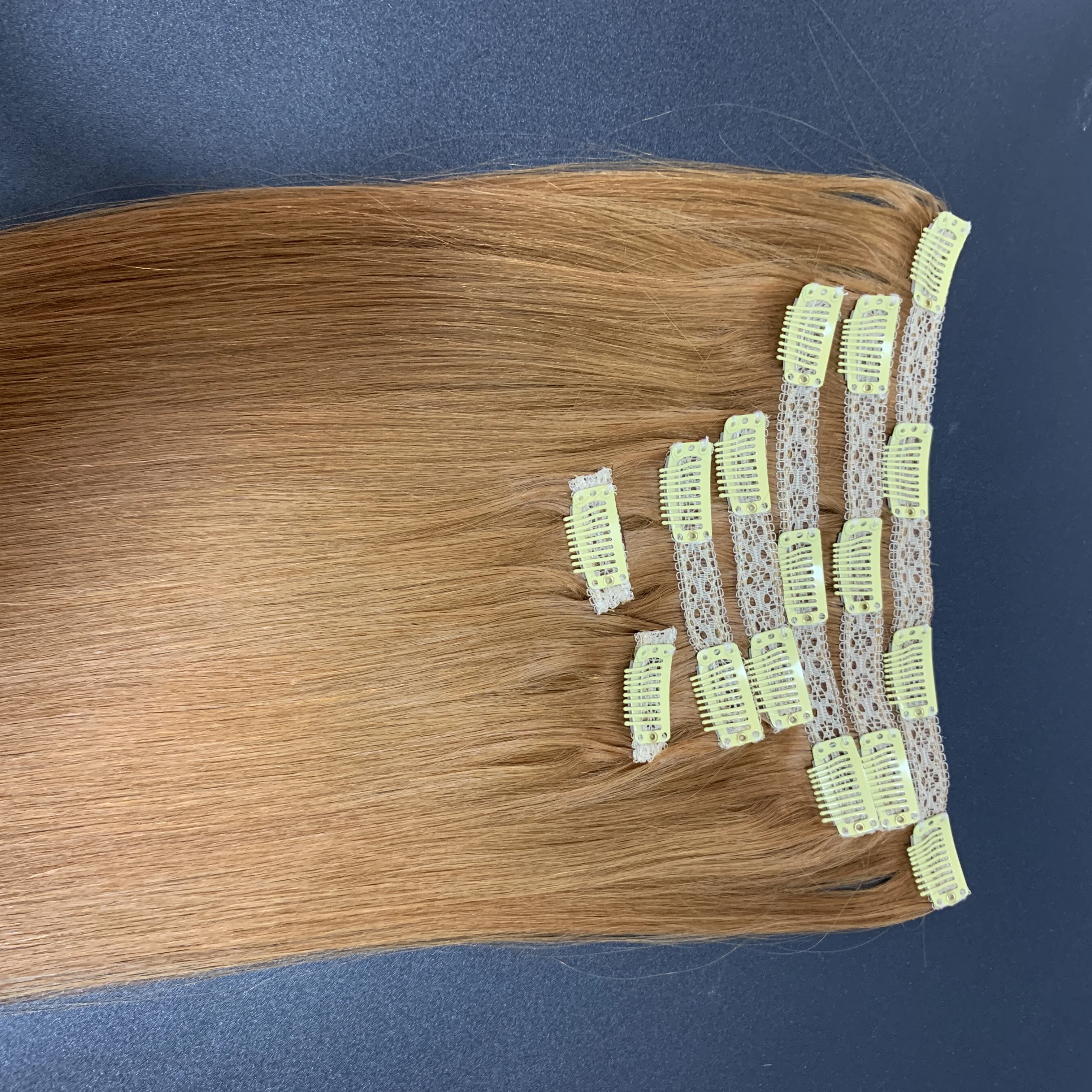 wholesale price top quality raw virgin hair clip in hair extensions 100% human hair