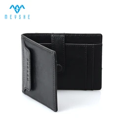 OEM factory Price customized PU leather cheap belt wallet money clip slim