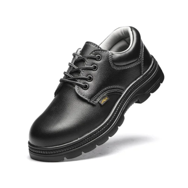 Breathable PU leather Steel Toe Anti-slip cementing Working Construction Boots cheap Safety Shoes