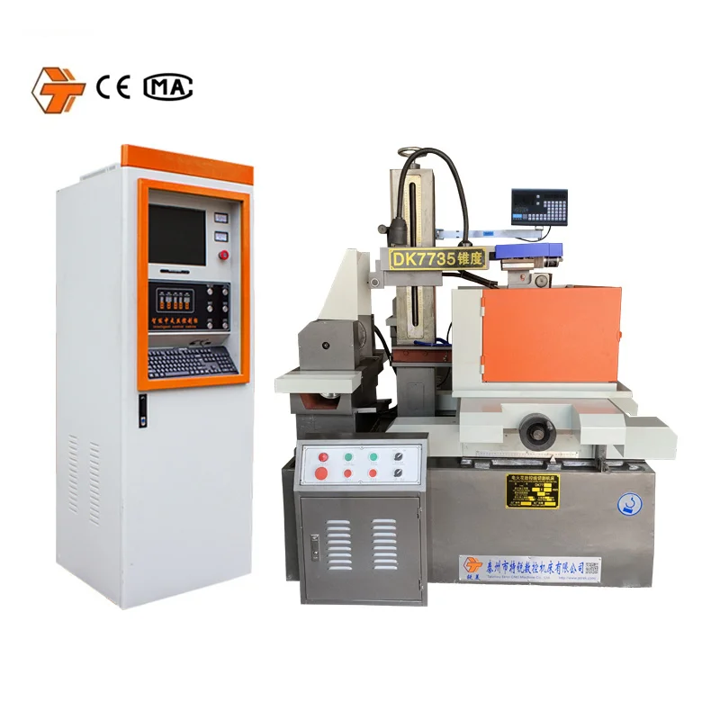 China cnc edm machine manufacturer DK77 wire cut edm machine