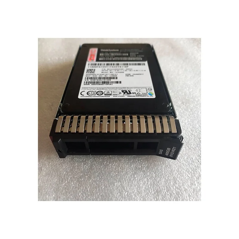 Brand new 01GV821 For LENOVO ThinkSystem 2.5in PM1635a 400GB Mainstream SAS 12Gb Hot Swap SSD